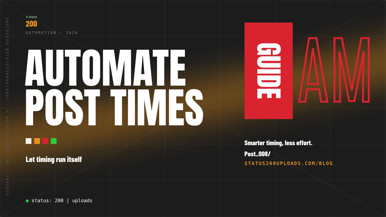 Automate posting times for greater efficiency: a guide