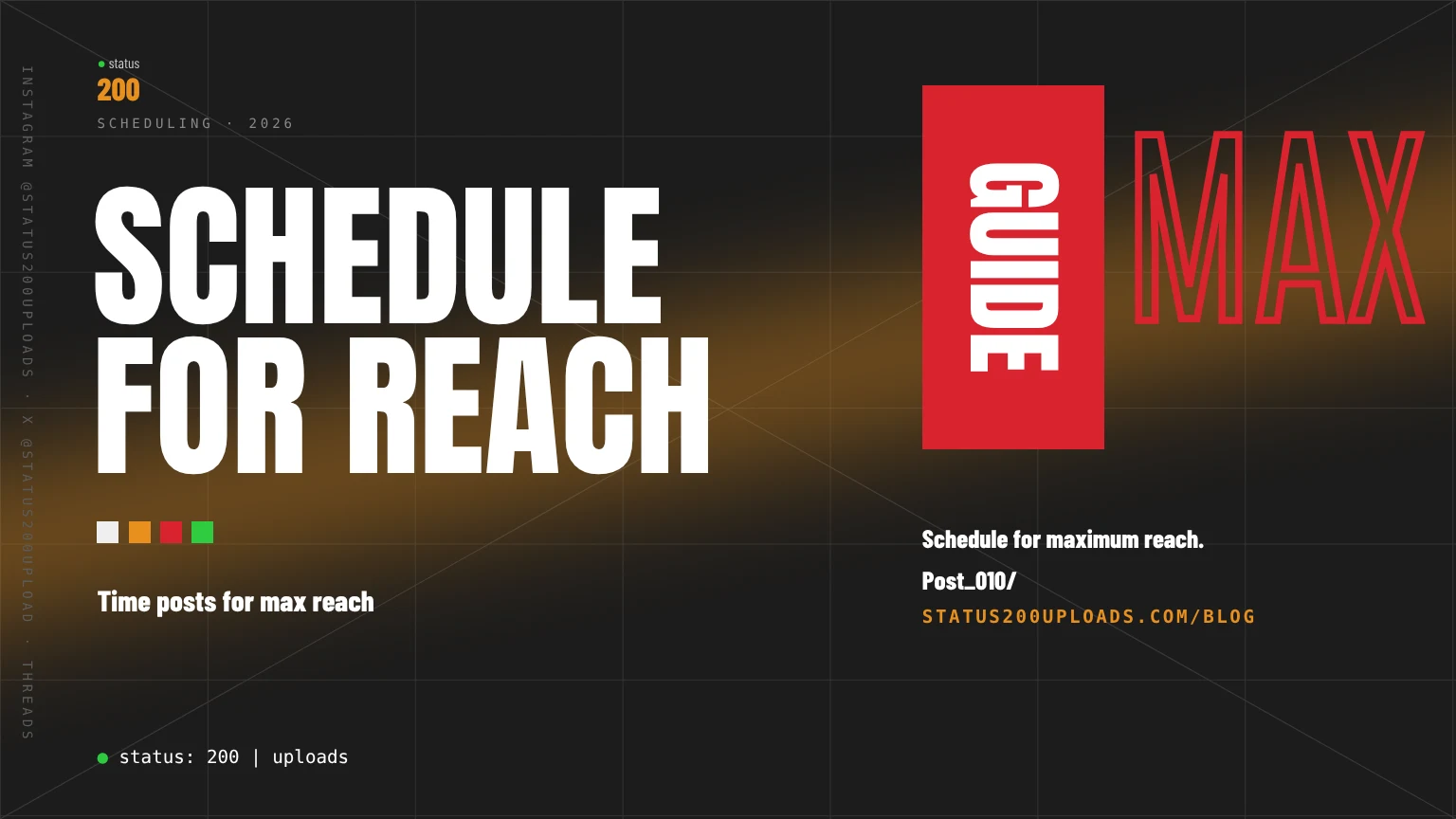 How to schedule social media posts for maximum reach